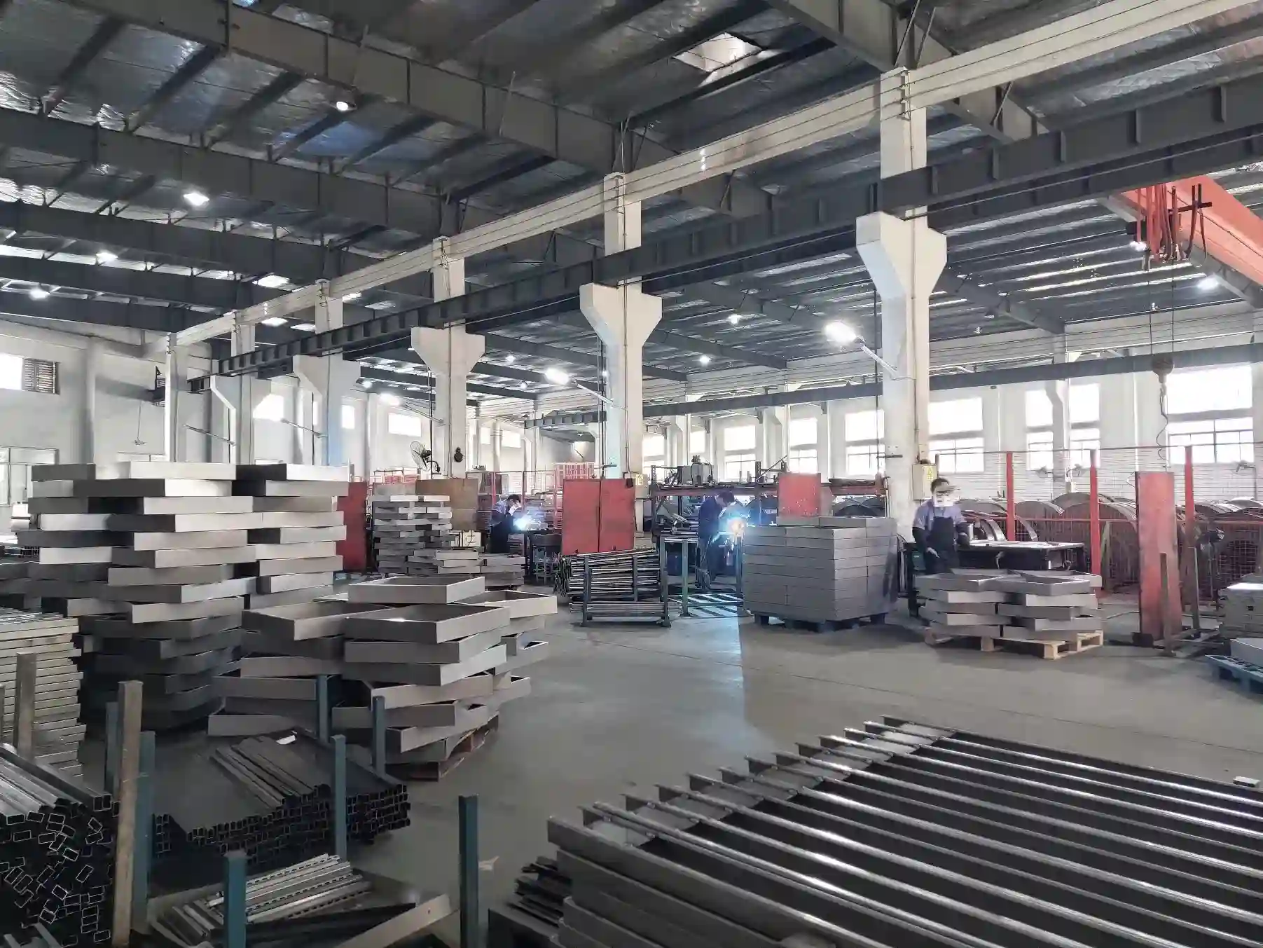 Detail showing various custom finish options for mannequins