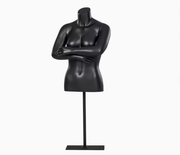 Custom Fiberglass Upper-Body Female Mannequin