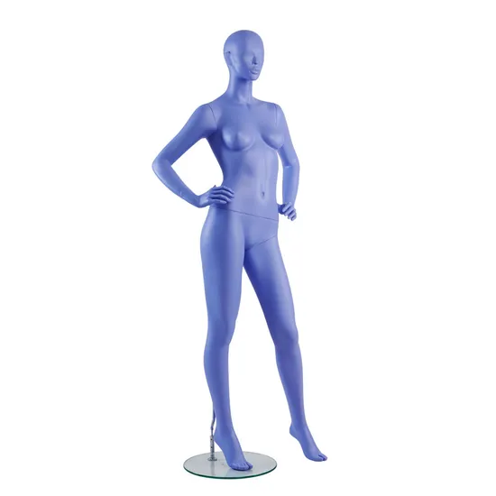Custom Golden Female Body Mannequin with Shoulders