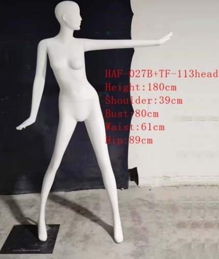Custom Fiberglass Female Display Mannequin
