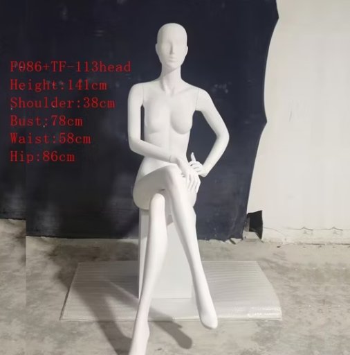 Custom Fiberglass Female Display Mannequin