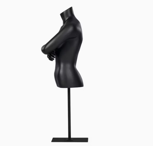 Custom Fiberglass Upper-Body Female Mannequin